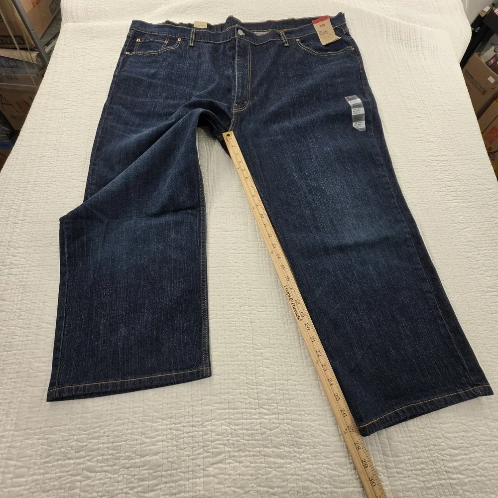 Levi's 559 Relaxed Straight Fit Jeans Blue Big & Tall Men's 54x29 NEW Stretch‎